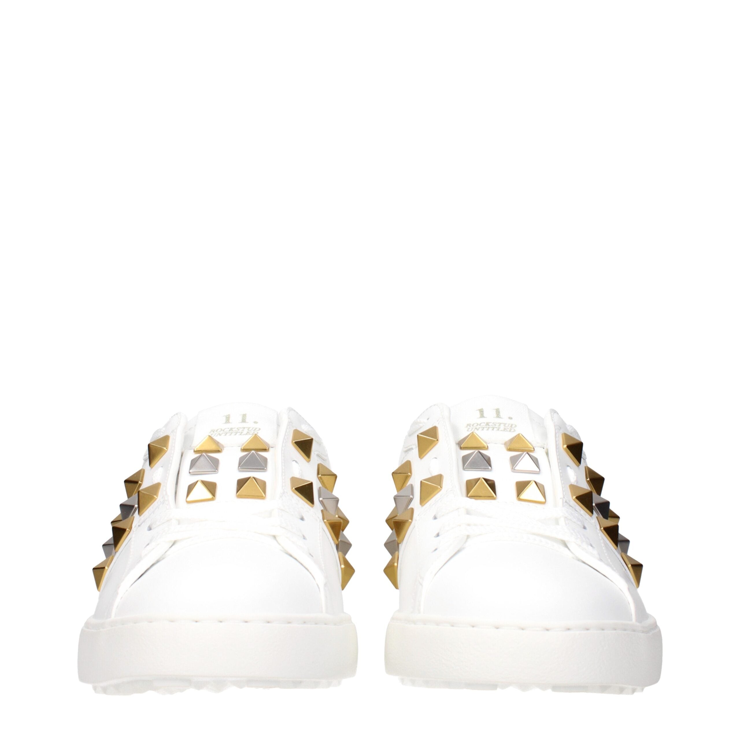 Baskets basses en cuir blanc Valentino Garavani