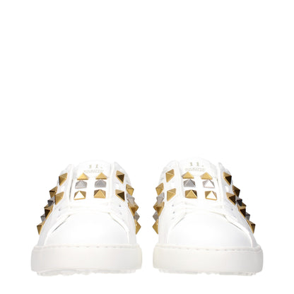 Baskets basses en cuir blanc Valentino Garavani