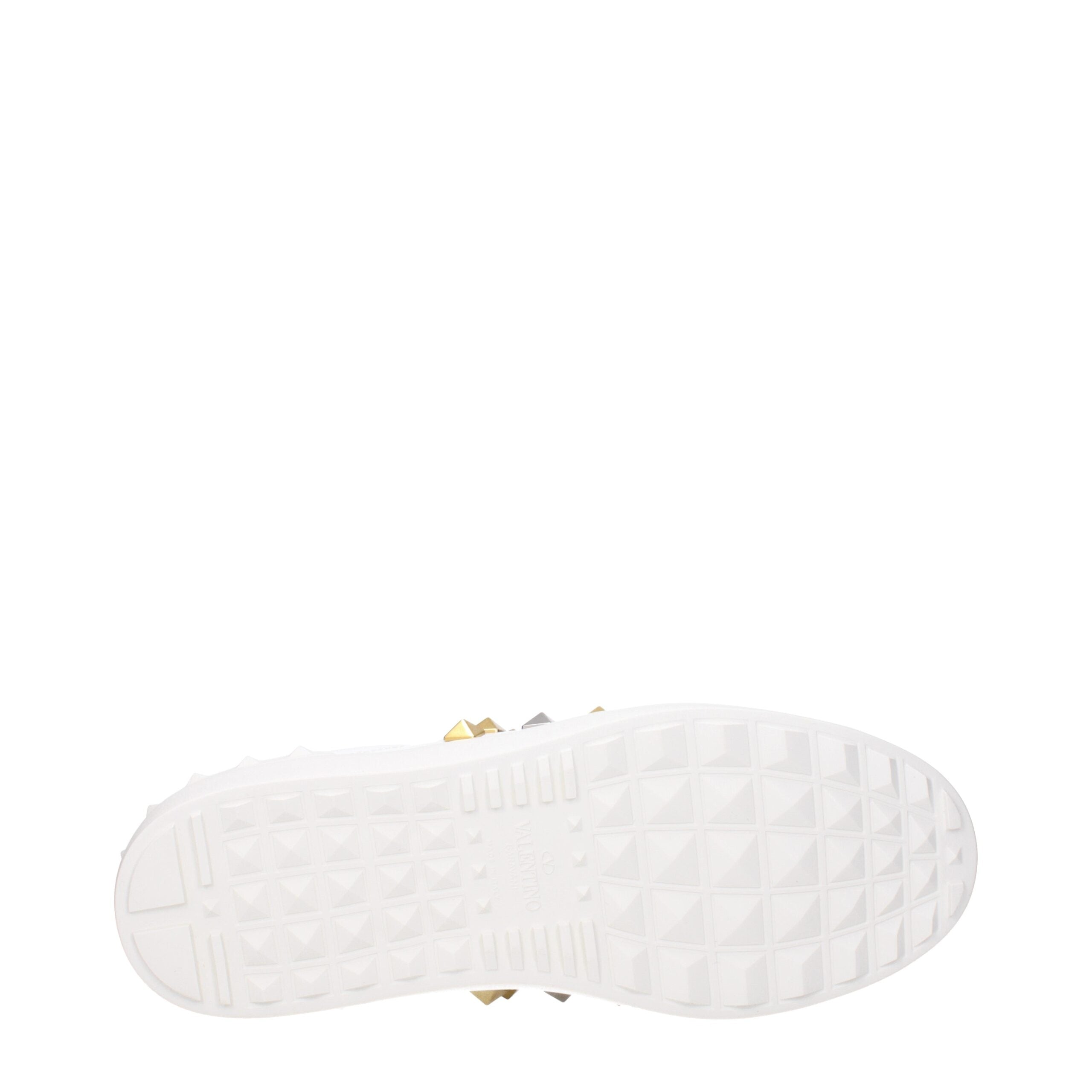 Baskets basses en cuir blanc Valentino Garavani