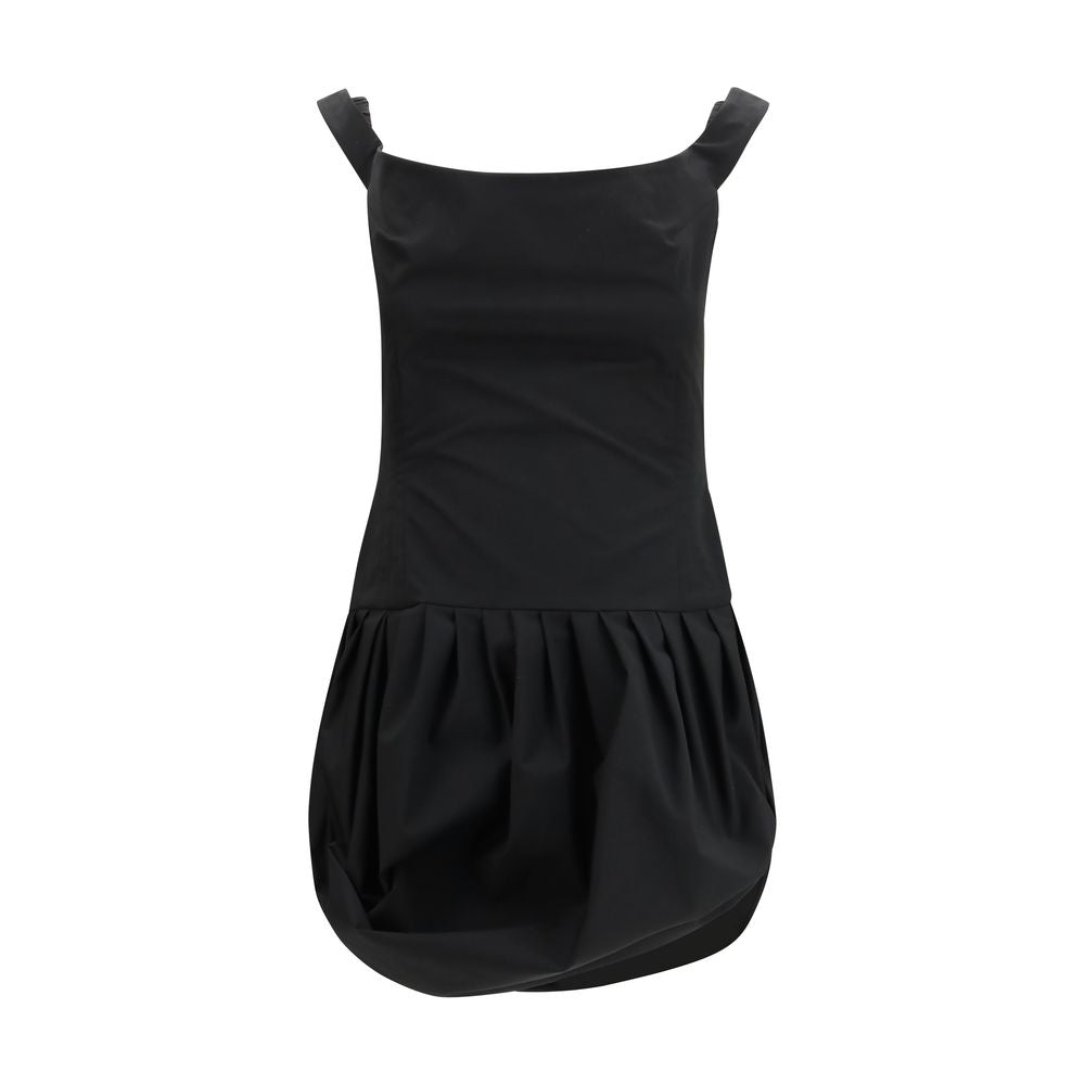 Abito casual Magda Butrym in poliestere nero