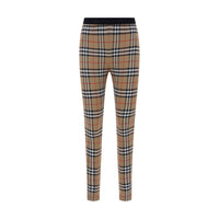 Legging en polyamide marron Burberry
