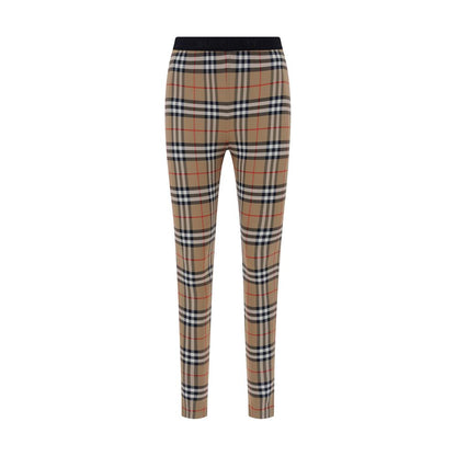 Legging en polyamide marron Burberry