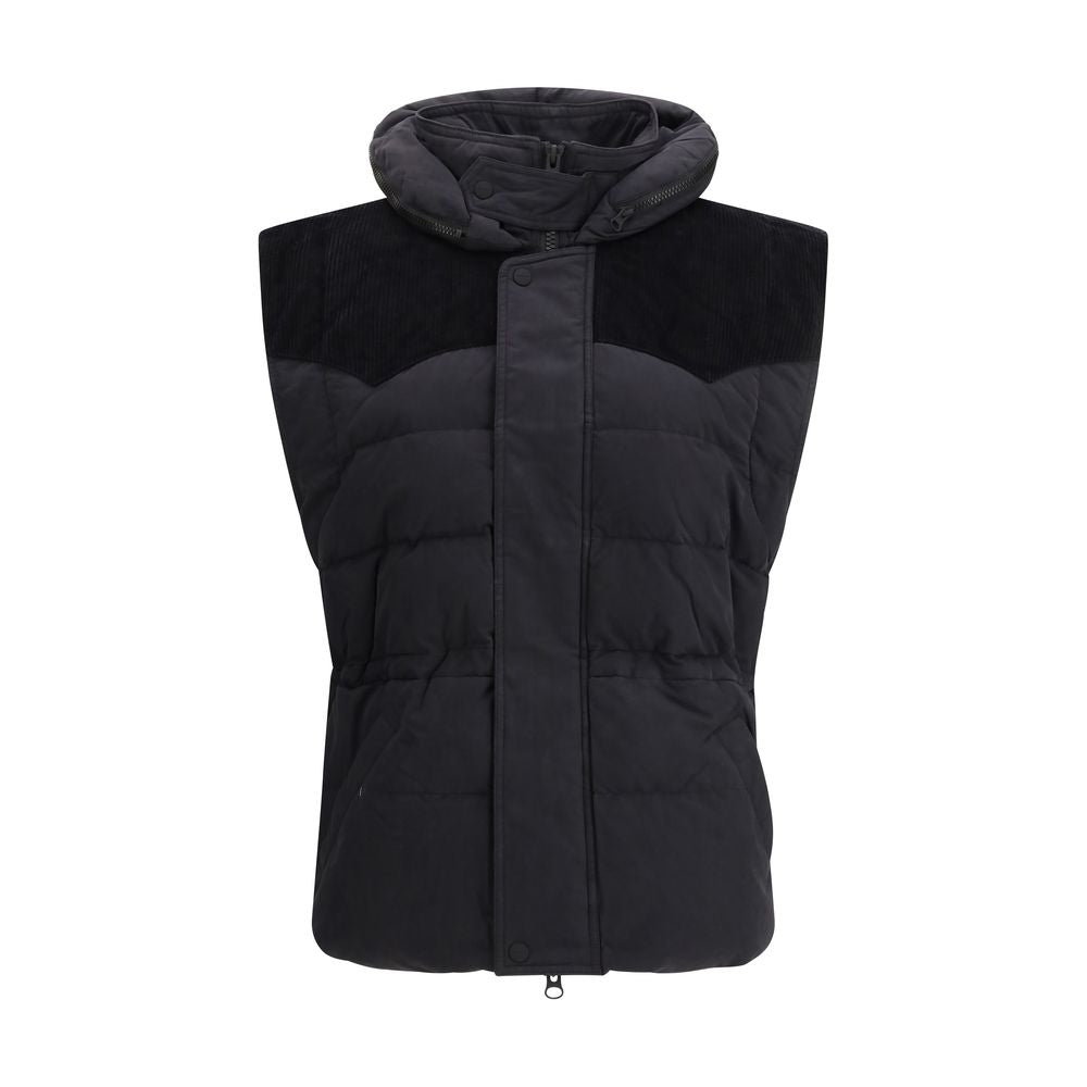 Marant Etoile Gilet Nero Senza Maniche in Poliammide