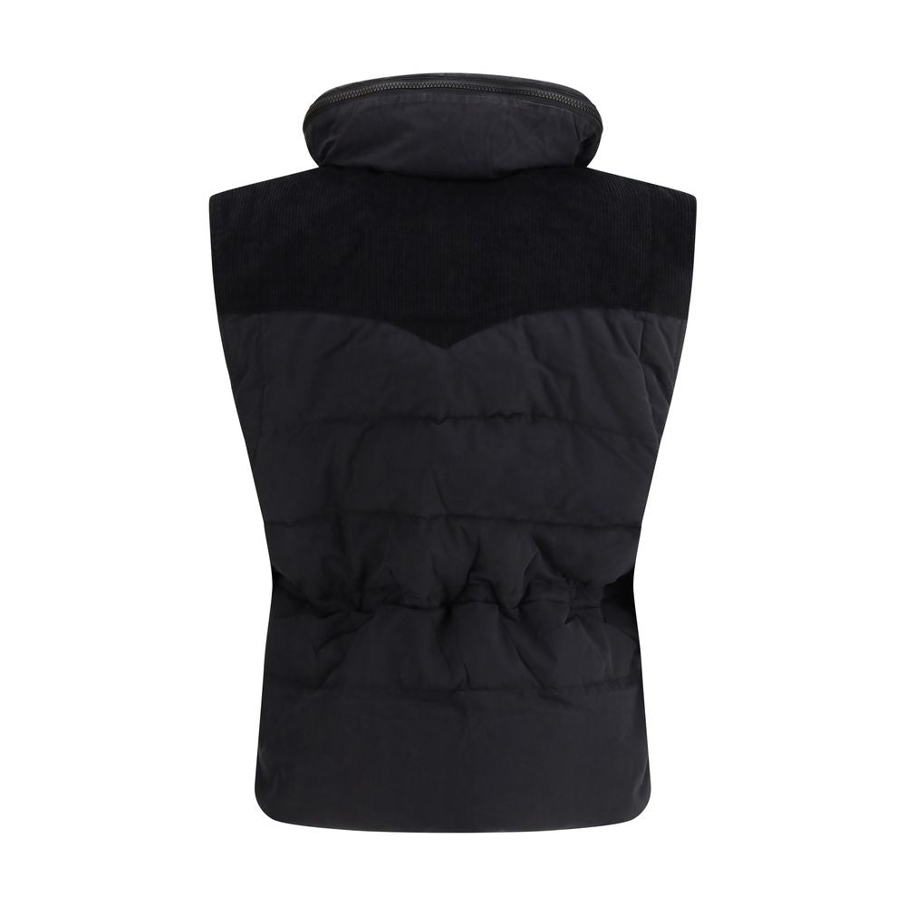 Marant Etoile Gilet Nero Senza Maniche in Poliammide