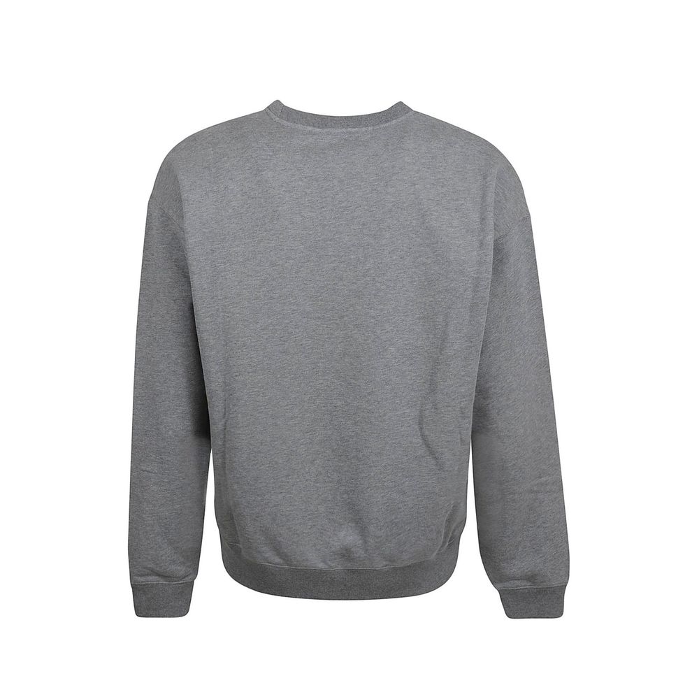 Felpa Versace in cotone grigio