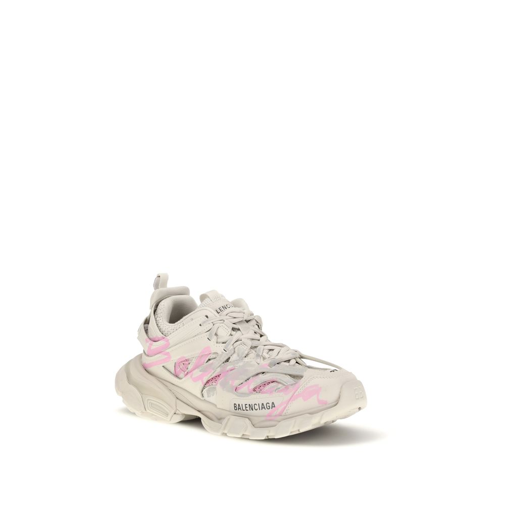 Sneakers sportive Balenciaga in polietilene beige