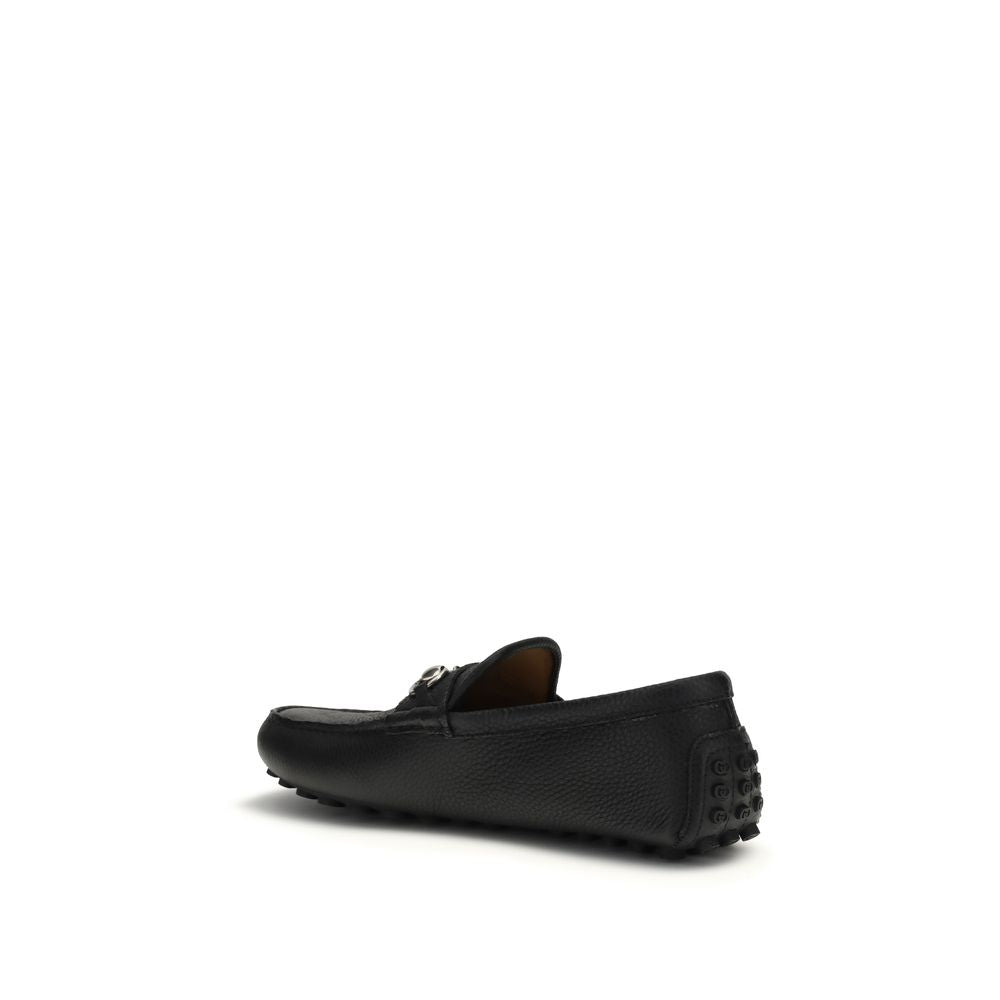 Mocassins Gucci Bos Taurus en cuir de veau noir
