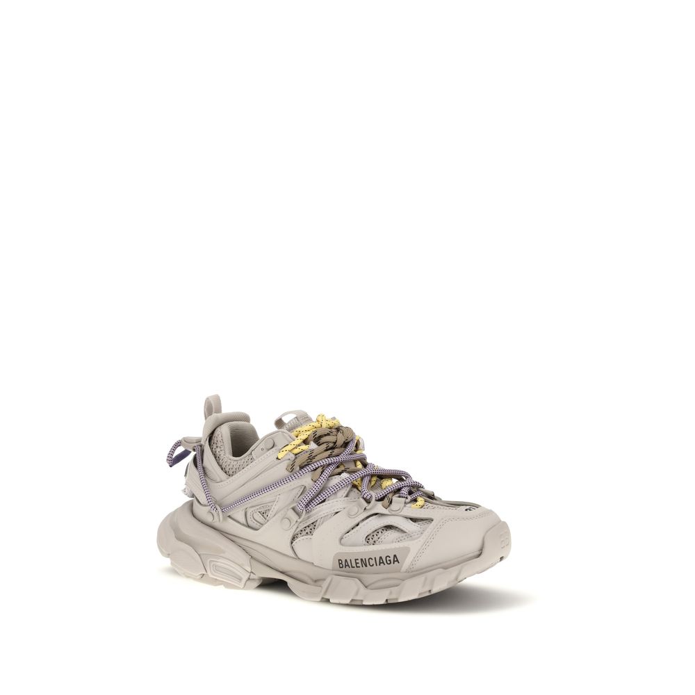 Sneakers sportive Balenciaga in poliestere grigio