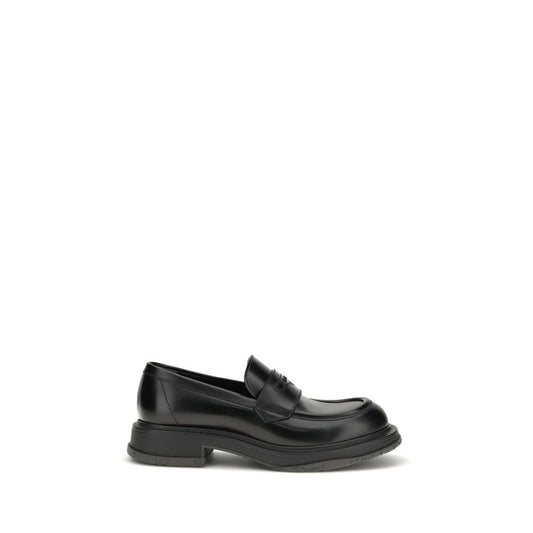 Mocassini slip-on Gucci Bos Taurus in pelle di vitello nera