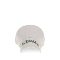 Cappellino Balenciaga in cotone bianco (Berretto da baseball)