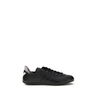 Y-3 Sneakers athletic in pelle di vitello nera Bos Taurus