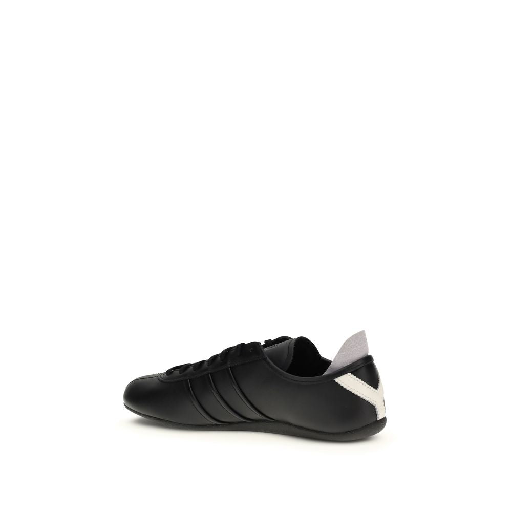 Y-3 Sneakers athletic in pelle di vitello nera Bos Taurus