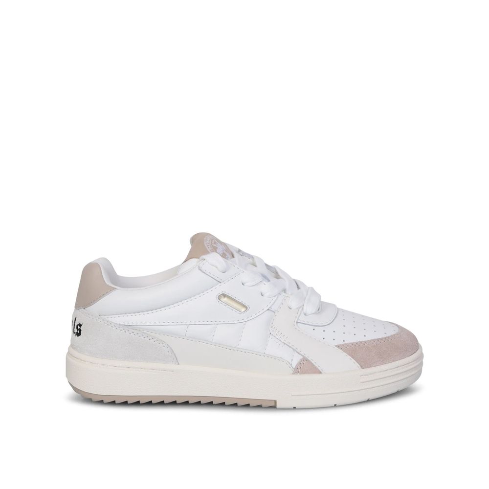 Sneakers Palm Angels in pelle di vitello bianca