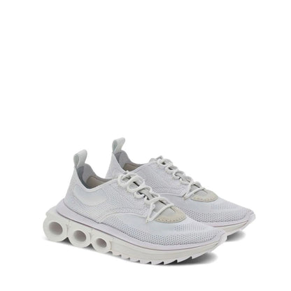Salvatore Ferragamo Sneakers sportive in nylon bianco