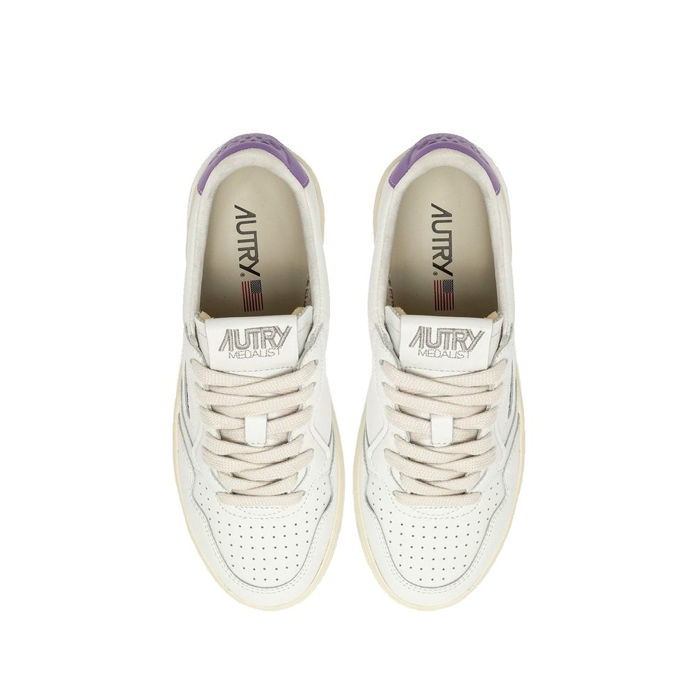 Autry Sneakers basse in pelle bianche