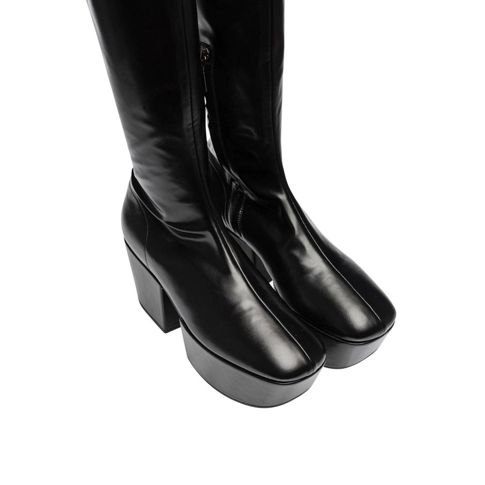 Prada Cuissardes en veau noir