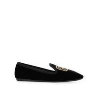 Miu Miu Ballerine in tessuto nere