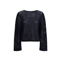 Felpa in Pile di Lana Allude Blu