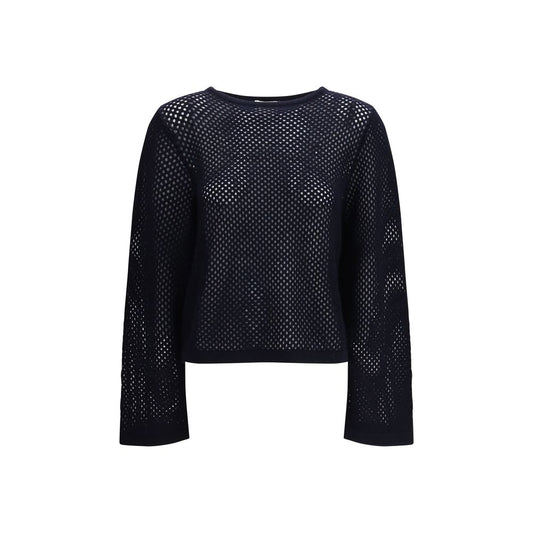 Felpa in Pile di Lana Allude Blu