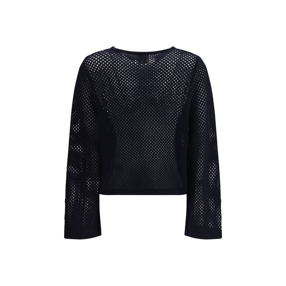 Sweat-shirt en laine polaire Allude bleu