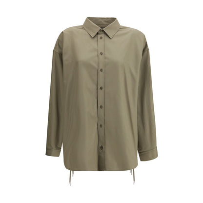 Chemise Balenciaga en coton beige