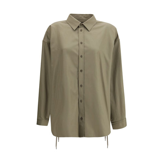 Camicia in cotone beige Balenciaga