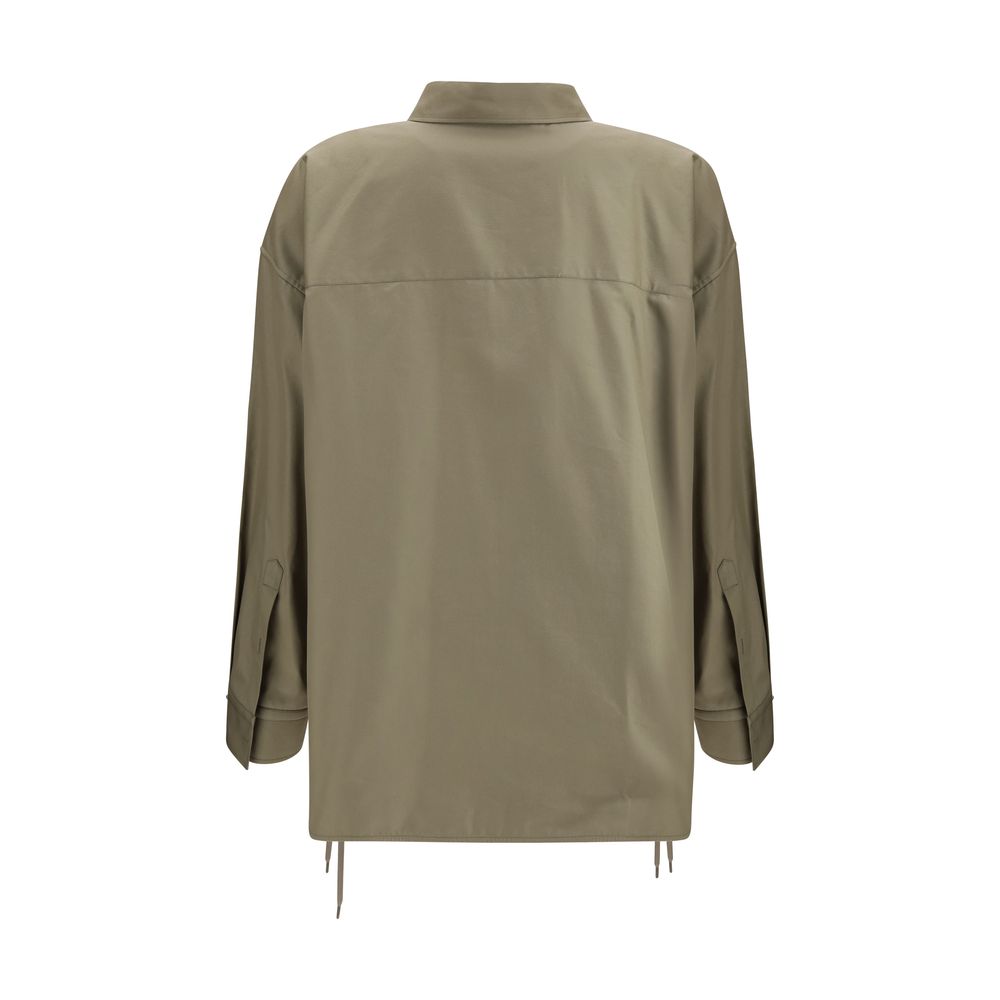 Chemise Balenciaga en coton beige