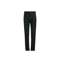Herno Pantaloni Casual Neri in Elastan