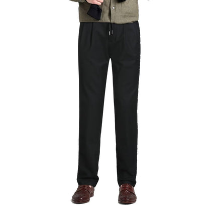 Herno Pantaloni Casual Neri in Elastan