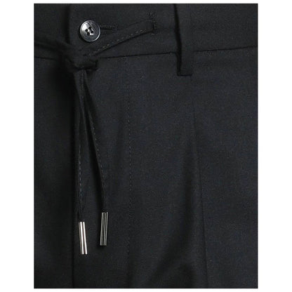 Herno Pantaloni Casual Neri in Elastan