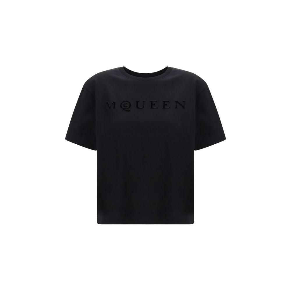 T-shirt Alexander McQueen in cotone nero