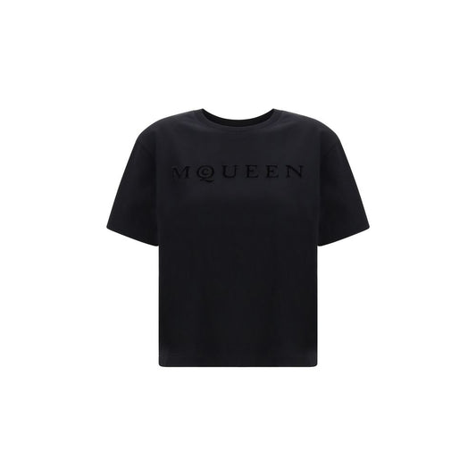 T-shirt Alexander McQueen in cotone nero