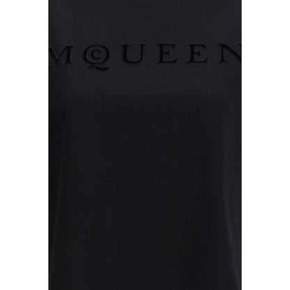 T-shirt Alexander McQueen in cotone nero