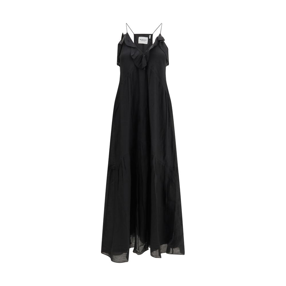 Marant Etoile Abito Casual in Cotone Nero