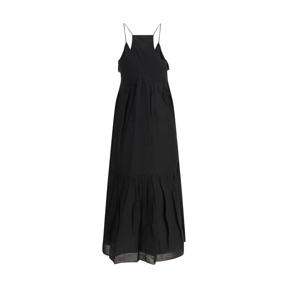 Marant Etoile Abito Casual in Cotone Nero