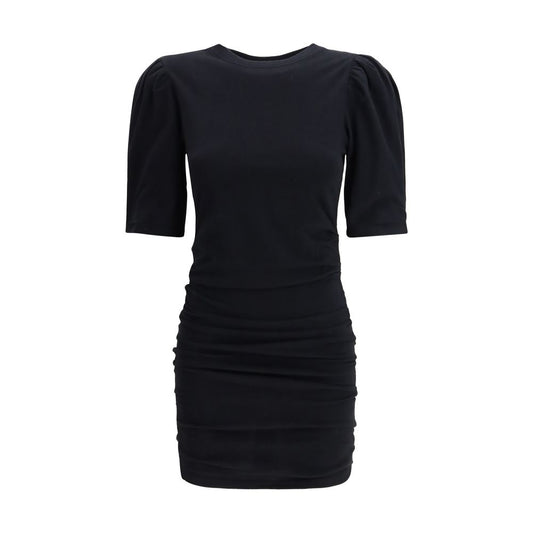 Abito casual in cotone nero Isabel Marant