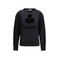 Felpa Marant Etoile in lino nero
