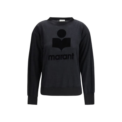 Felpa Marant Etoile in lino nero