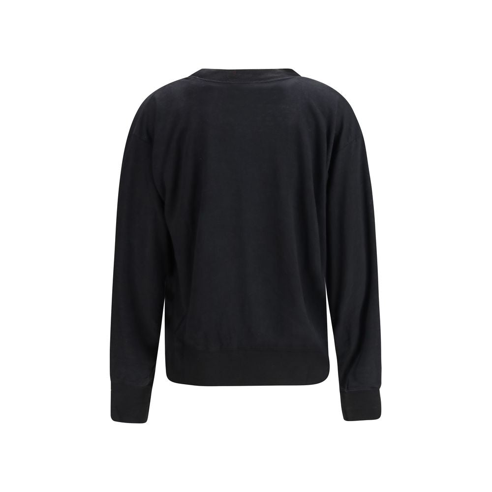 Felpa Marant Etoile in lino nero