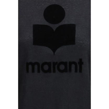 Felpa Marant Etoile in lino nero