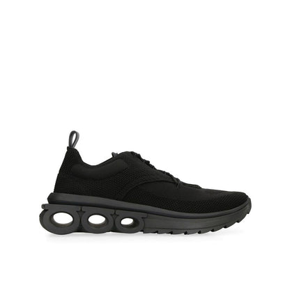 Salvatore Ferragamo Sneakers sportive in tessuto nero