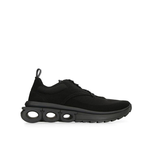 Salvatore Ferragamo Sneakers sportive in tessuto nero