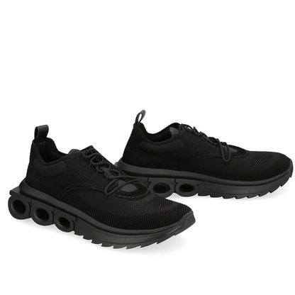 Salvatore Ferragamo Sneakers sportive in tessuto nero