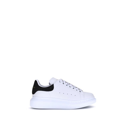 Sneakers Platform Alexander McQueen in Pelle di Vitello Bianca Bos Taurus