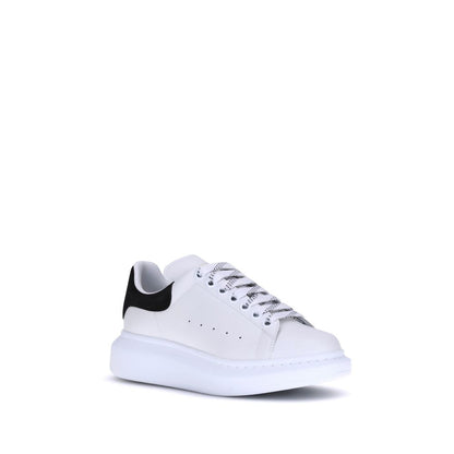 Sneakers Platform Alexander McQueen in Pelle di Vitello Bianca Bos Taurus