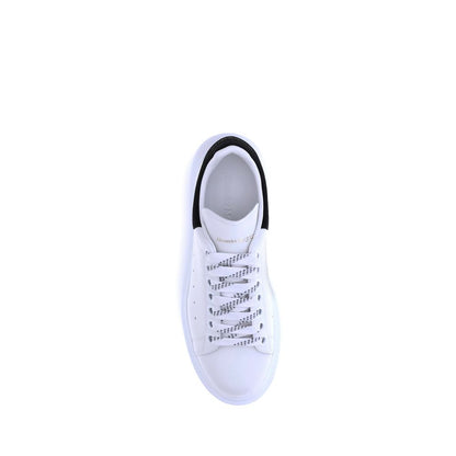 Sneakers Platform Alexander McQueen in Pelle di Vitello Bianca Bos Taurus
