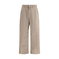 Pantalon décontracté Balenciaga en coton beige