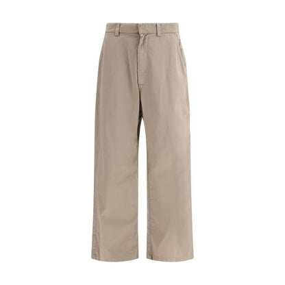 Pantalon décontracté Balenciaga en coton beige