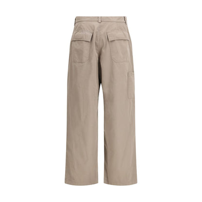 Pantalon décontracté Balenciaga en coton beige
