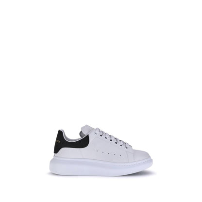 Sneakers Platform Alexander McQueen in Pelle di Vitello Bianca Bos Taurus